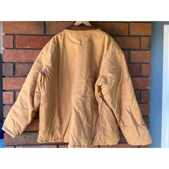 Vingtage Canvas Jacket Corduroy Collar Swingster Carhartt Style | Tan | Mens XXL - Picture 2 of 16